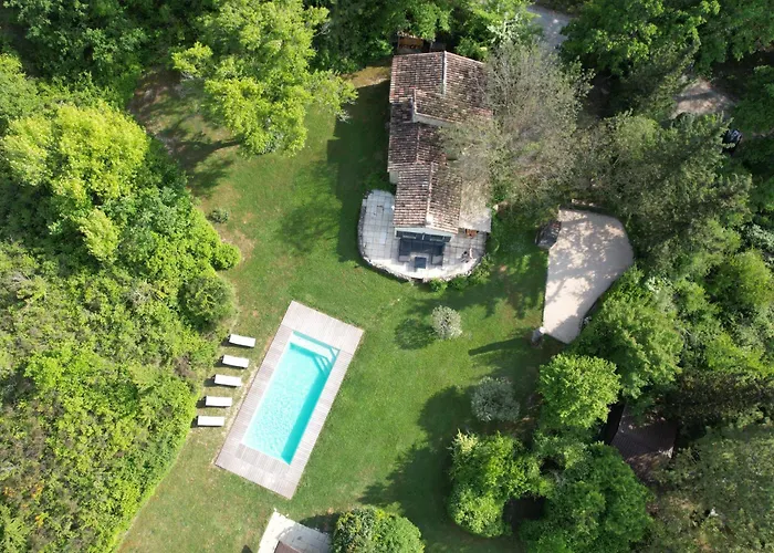 Mazet Avec Piscine, Vue Ventoux